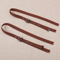 Denim overalls strip replacement strap Ms. canvas strap copper ring adjustable buckle 2cm sewing