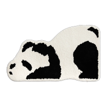 Panda Bathroom Ground Mat Toilet Entrance Door Doormat Water Absorbent Speed Dry Non-slip Toilet Bathroom Carpet 2592