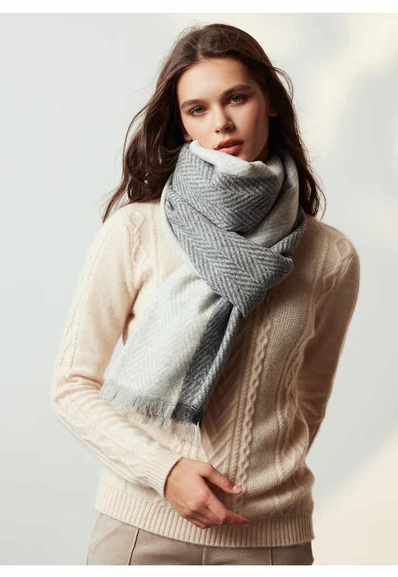 Шерстяная шерстяная шарф Beard_27.jpg