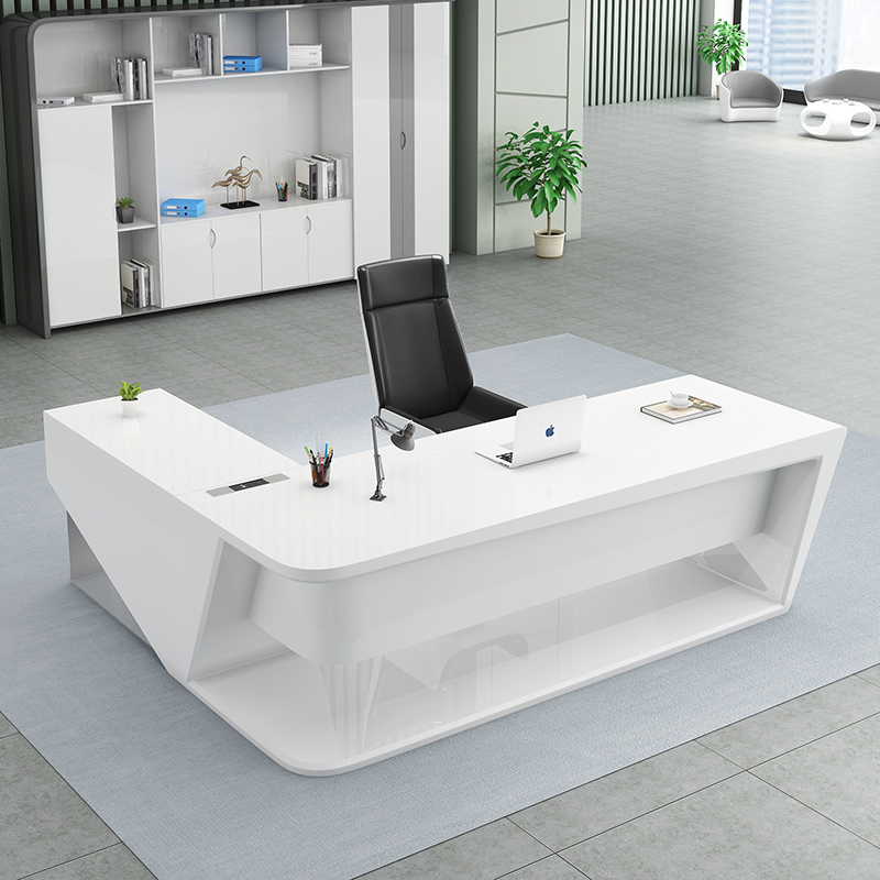 Baking Varnish Boss Table Presidents Table Minimis Modern Opposite-fashion Bandai Office Furniture Manager's Desk Owner Desk