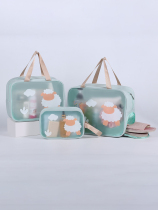 Admission washing bag for men and women on business trip travelling hand dry and wet separation waterproof large capacity portable makeup bag deviner