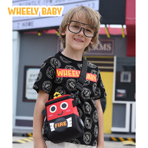 wheelybaby childrens bag Summer messenger bag Mini travel Cute child boy handsome baby tide child