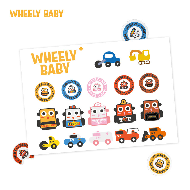 wheelybaby original car reward stickers
