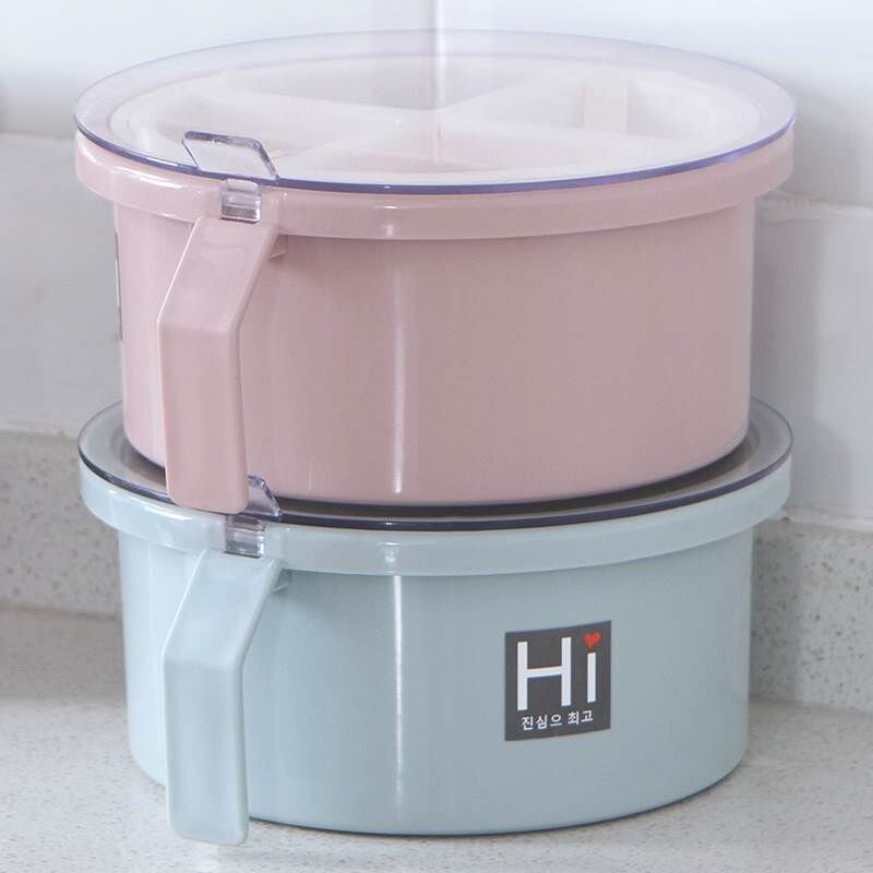 Yuli seasoning box Salt jar Seasoning tank Kitchen supplies Monosodium glutamate seasoning bottle storage box Round multi-style flavor bottle