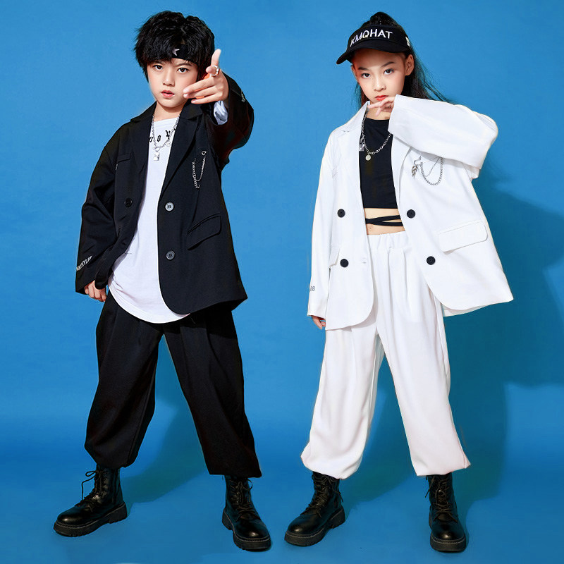Street Dance Children Boomer Hiphop Hip Hop Suit Suit Boy Walk Show Act Out Girl Jazz Dance Perak Dance