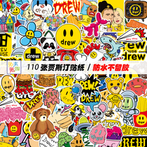 110 photos of Drewhouse luggage stickers personalized trendy brand laptops skateboard guitar stickers mobile phone stickers
