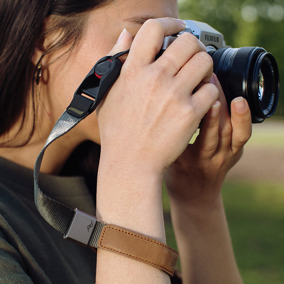 피크 디자인 peakdesigncuff 마이크로 SLR 카메라 퀵 릴리스 손목 스트랩 PD 미끄럼 방지 로프 Canon R62R8 Fuji XS20X100vi Sony A7M4 Nikon Z30에 적합