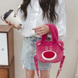 Зимняя клубника, мультяшная сумка через плечо, милый картхолдер, рюкзак