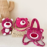 Зимняя клубника, мультяшная сумка через плечо, милый картхолдер, рюкзак