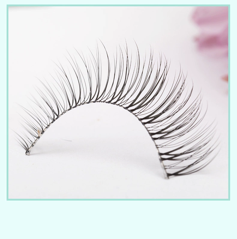 Air giả lông mi tự nhiên trang điểm nude thực tế đoạn ngắn lông mi đơn giản hàng ngày trang điểm nude nhẹ trang điểm sinh viên trang điểm để gửi keo - Lông mi giả