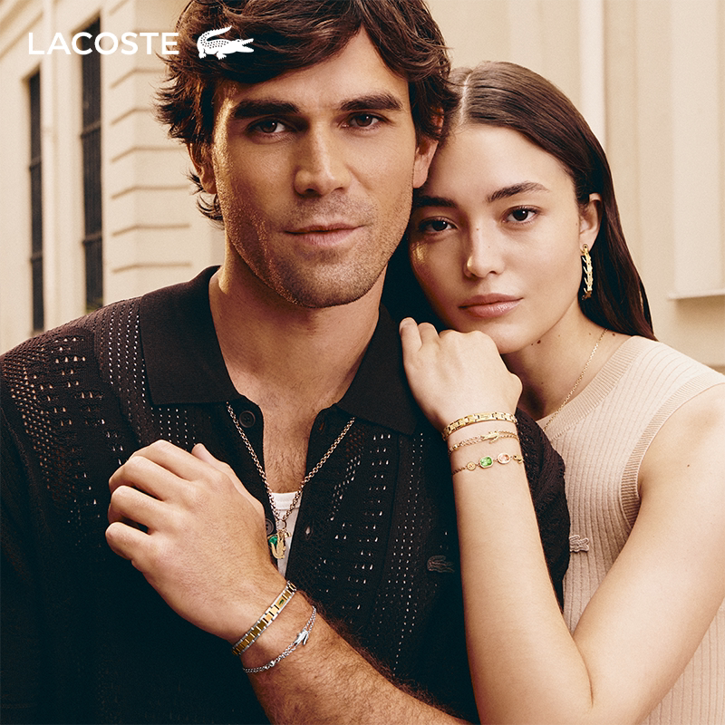 【618】Lacoste/Crocodile New Crocodile Series Double-Layer Small Crocodile Ball Chain Bracelet 【618】Lacoste/Crocodile New Crocodile Series Double-Layer Small Crocodile Ball Chain Bracelet