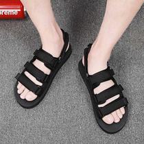 Sandals trend non-slip beach sandals new slippers cool students male summer Net red Korean fashion 2021 outside wear