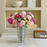 Возьмите утечку зазора ~ Розовая симуляция цветы и фальшивая гостиная декоративные цветочные украшения.