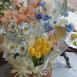 Возьмите утечку зазора ~ Розовая симуляция цветы и фальшивая гостиная декоративные цветочные украшения.