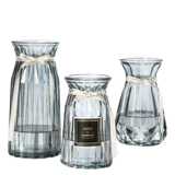 [Три -купольный набор] Творческая нордическая стеклянная ваза ожидание гидропонные растения богатые бамбуковые цветочные цветочные пластины