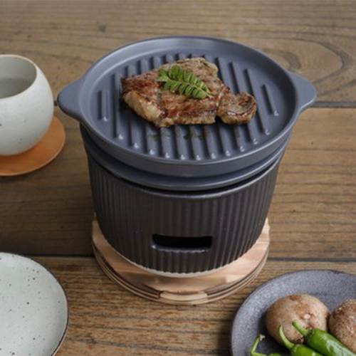 DEARYOU, импортированная из Японии Лоло Салиу, круглая форма для выпечки с гофрированным дном, керамическая форма для выпечки в духовке для барбекю, уличная форма