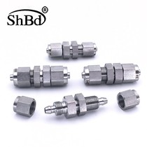 Wearing Wall Wearing Plate Joint Hose PU Windpipe Quick Screwing Type Hose Connector Wear Wall Joint Nylon Tube Separator Joint