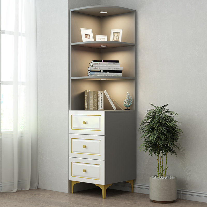 Corner cabinet corner cabinet modern minimalist corner corner triangle storage cabinet living room against the wall corner shelf