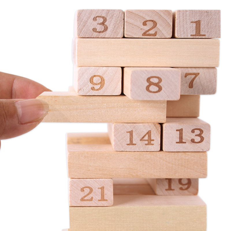 Nameta Puzzle Toys Children Tabletop Stacks High Building Blocks Parenting Interactive Games Balance Log Color Stacks