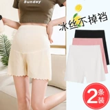 Безопасные тонкие штаны для беременных, защитное белье, шорты, летняя одежда, свободный крой