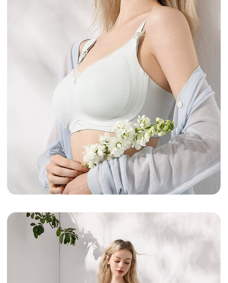 清仓哺乳内衣大码大胸夏季薄款产后喂奶聚拢防下垂怀孕期浦乳文胸 — 28