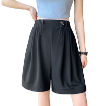 Maternity shorts summer outer wear drawstring five-point pants no belly support sports shorts large size loose casual leggings