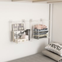 Dormitory upper bunk beds Viner Bedside Wall Shelf Bed for putting clothes on the side shelves Bedside Bookshelves Free From Punching