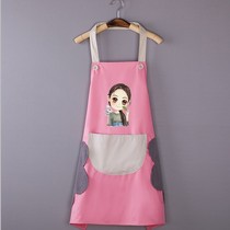 Anti Oil Stain Fashion Creative Mainstream Workwear Customizable LOGO Waterproof Apron can wipe your hands Kitchen Beautiful home