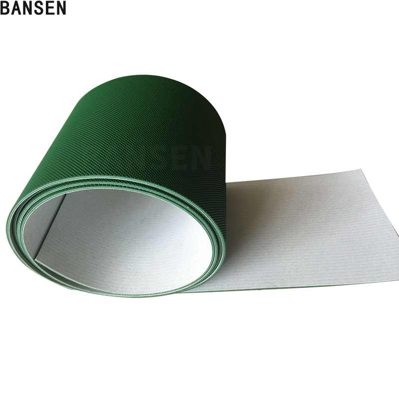 PVC Diamond Pattern Conveyor Belt Light Assembly Line Industrial Transport Belt Small Lattice Pattern Anti Slip Drive Belt