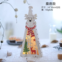 Светящаяся украшение лося деревьев