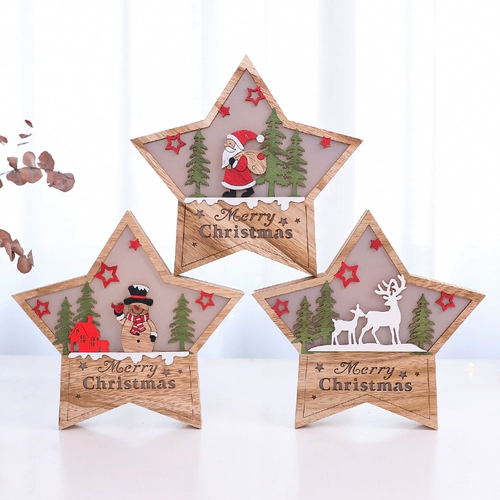 Рождественское брендовое деревянное ювелирное украшение, подарок на день рождения