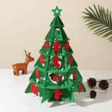 Мини-украшения для елки 50 см нетканые украшения ручной работы своими руками для рабочего стола креативные рождественские украшения