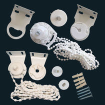 Curtain accessories curtain thickened drawstring office and home lift hand-pulled bead-type bracket mounting feet 28 tubes 38 heads)