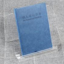 Reading stand Acrylic bookshelf Book shelf Book bracket Shoe holder Shoe holder Mobile phone holder cabinet storage rack Storage rack Table book stand a5 desktop product display stand Sample display stand table customization