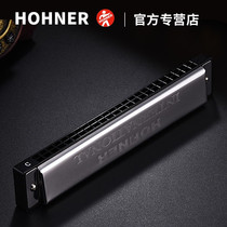 German HOHNER and Lay harmonica 24-hole Polyphonic C- key Advanced Beginner adult professional performance musical instrument