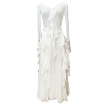 Ancient Qihuang classical dance clothing elegant and fairy-like body and rhyme gauze clothing Chinese dance practice clothing performance clothing top suit