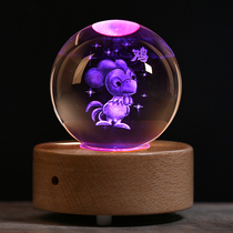 Creative gifts for girls and boys day gifts for couples glass dream romantic Bluetooth music box transparent crystal ball