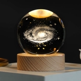 Стеклянная луна на солнечной энергии, 60mm, 3D, облако, подарок на день рождения