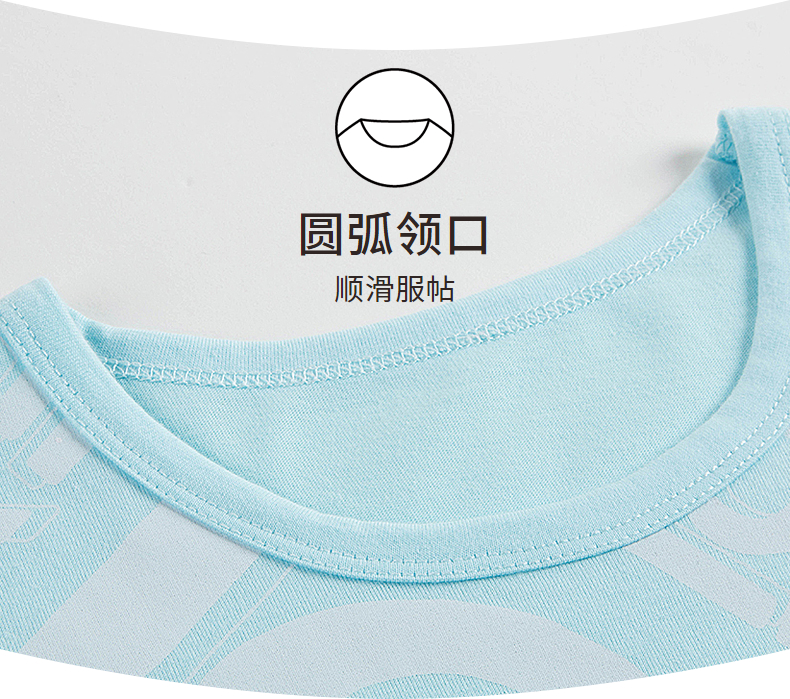 三枪 男女童 100%精梳棉 家居服套装 图6