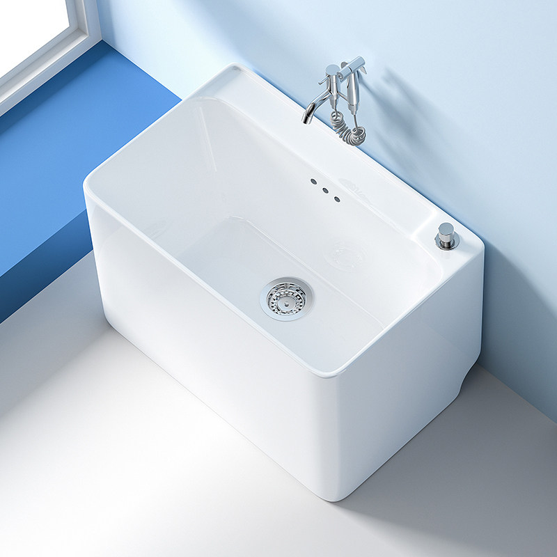 German Hishan Ceramic Tools Balcony Balcony Size rectangular washing ground towed basin slot