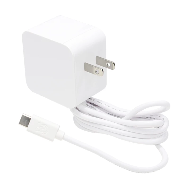 Официальный блок питания Raspberry Pi 5 5V 5A, адаптер питания USB-C на 27W для Raspberry Pi 5