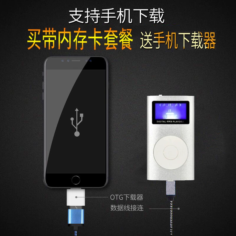 máy nghe nhạc mp3 Walkman nhỏ gọn và cô gái nhỏ phiên bản sinh viên giá rẻ mp4p3 nghe bài hát tạo tác - Máy nghe nhạc mp3