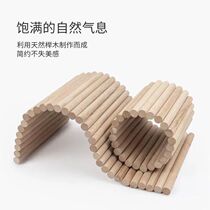 Luding Chicken-built Scenery Suit Fence Partition Decoration Supplies Hamster Toy Swing Fence Solid Wood Climbing Golden Silk Bear