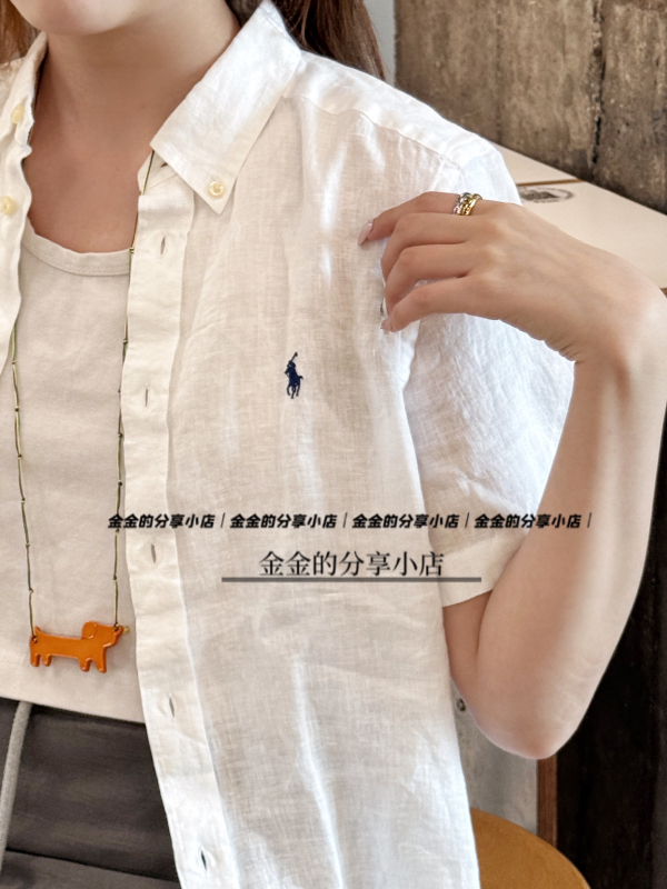 Ralph Lauren Ralph Lauren Boys' Linen Short-Sleeved Shirt, Suitable for Adults, Genuine Product Ralph Lauren Ralph Lauren Boys' Linen Short-Sleeved Shirt, Suitable for Adults, Genuine Product