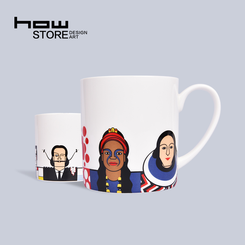 HOWstore Great Modern Artists art ceramic mug office coffee mug