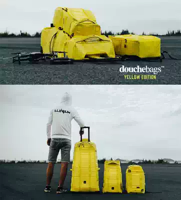 Six-point ski Douchebags Ski bag Yellow DB limited edition snowboard bag Carrying bag Shipping pulley board bag