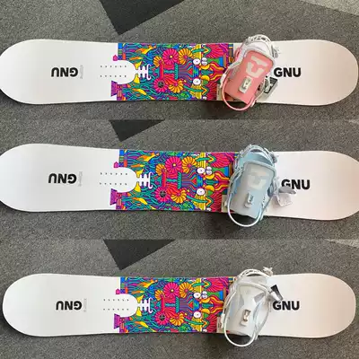 Six o'clock ski 20-21 new GNU women's snowboard GNU B-NICE all-around board All-terrain women's snowboard