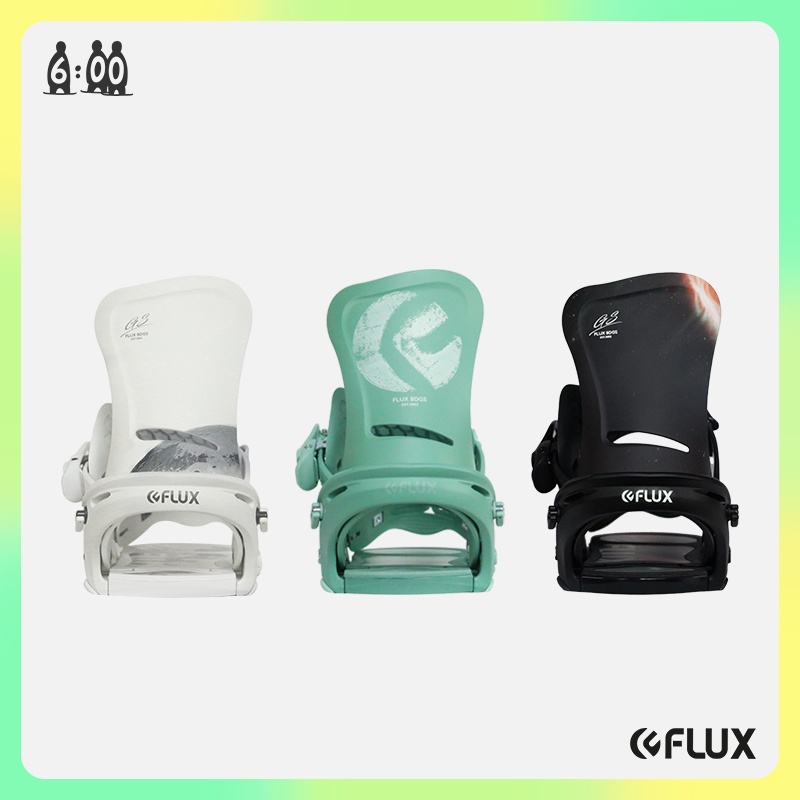Six o'clock ski equipment 2122 new Japanese FLUX GS women's binding female veneer binding ski binding