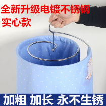 Stainless steel spiral hanger drying bed sheet artifact quilt single balcony rotatable drying rack snail drying hanger