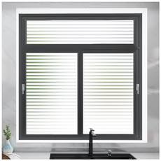 Наклейки на стекло 仿百叶磨砂玻璃贴纸透光不透明卫生间窗户贴纸防走光窗贴防窥贴膜